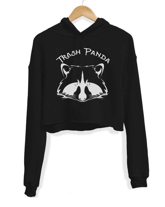 Unisex | Trash Panda | Crop Hoodie - Arm The Animals Clothing Co.