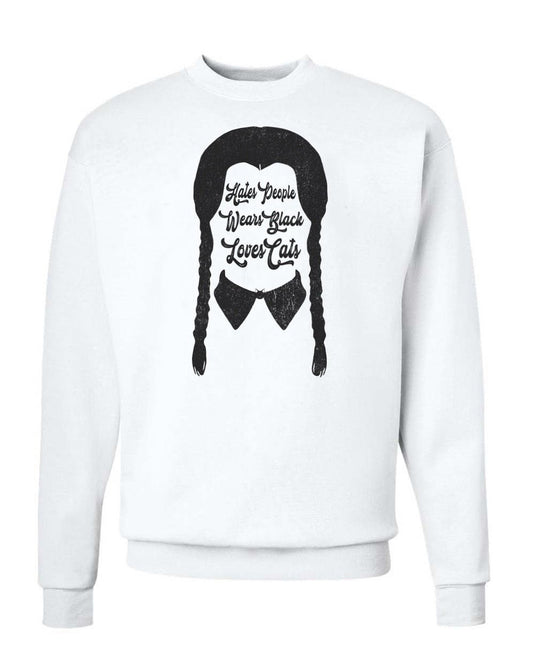 Unisex | We Wear Black On Wednesday | Crewneck Sweatshirt - Arm The Animals Clothing Co.