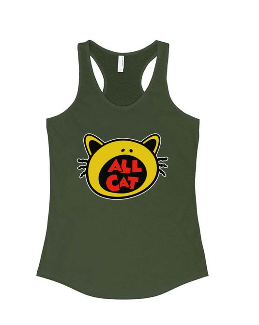 Women's | All Cat | Ideal Tank Top - Arm The Animals Clothing Co.