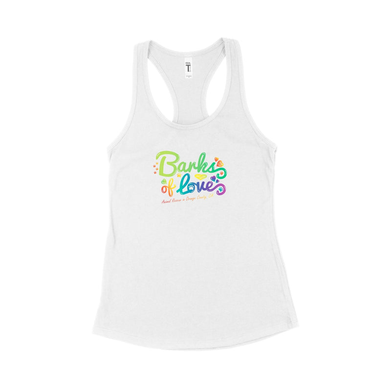Load image into Gallery viewer, Women&#39;s | BOL Rainbow Logo | Tank Top - Arm The Animals Clothing Co.
