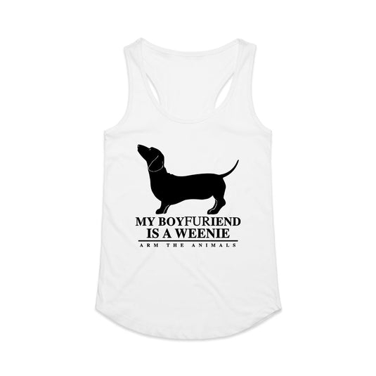 Women's | Boyfuriend Weenie | Ideal Tank Top - Arm The Animals Clothing LLC