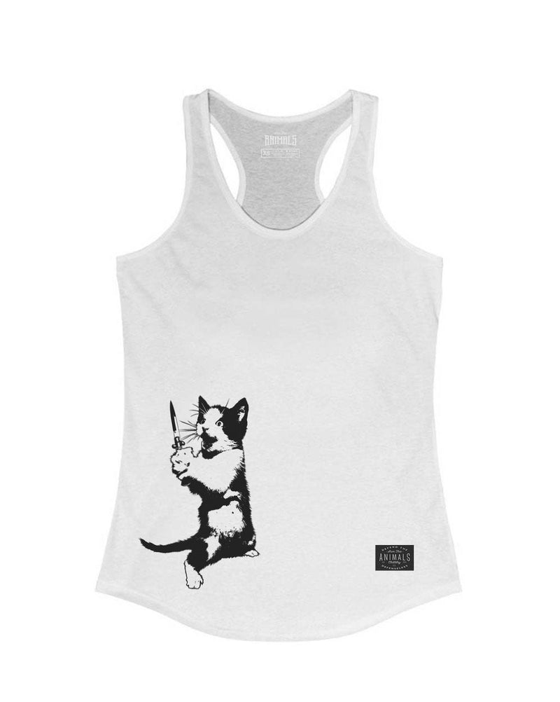 Load image into Gallery viewer, Women&#39;s | Cat The Ripper | Ideal Tank Top - Arm The Animals Clothing LLC

