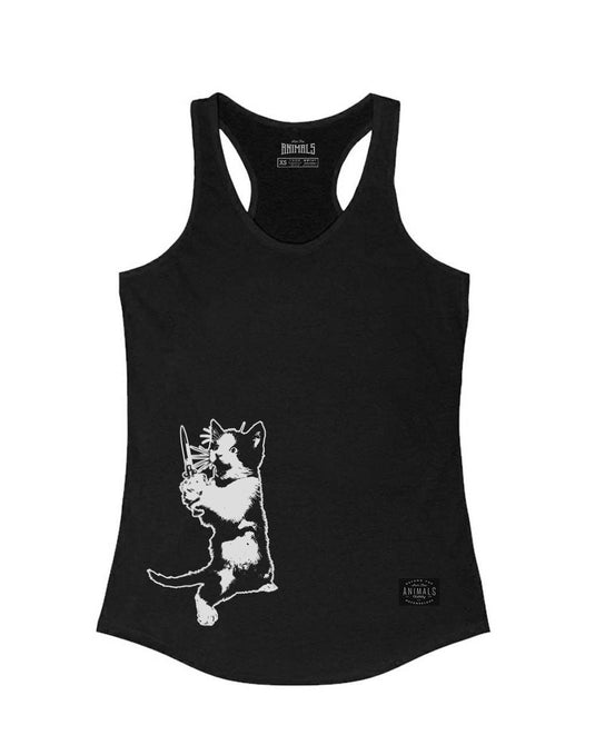 Women's | Cat The Ripper | Ideal Tank Top - Arm The Animals Clothing LLC