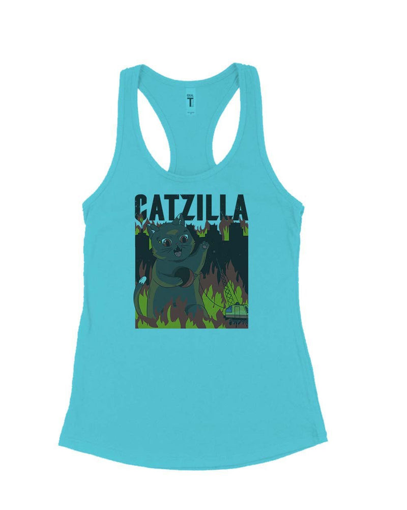 Load image into Gallery viewer, Women&#39;s | Catzilla | Ideal Tank Top - Arm The Animals Clothing Co.
