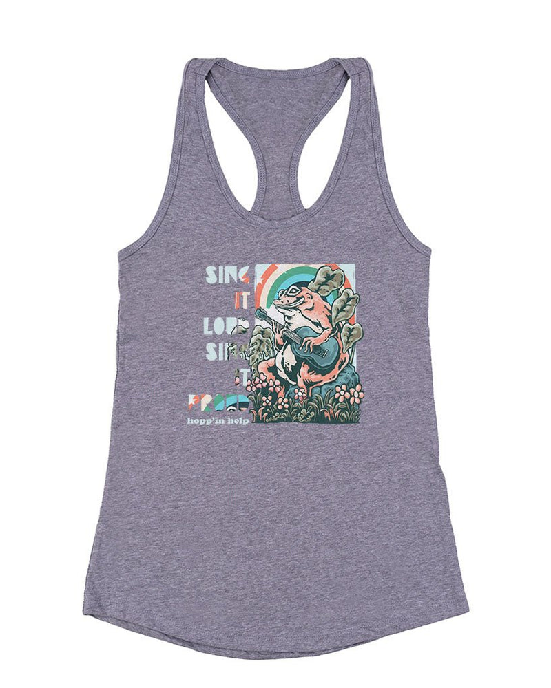Load image into Gallery viewer, Women&#39;s | Hopp’in with Pride | Tank Top - Arm The Animals Clothing Co.

