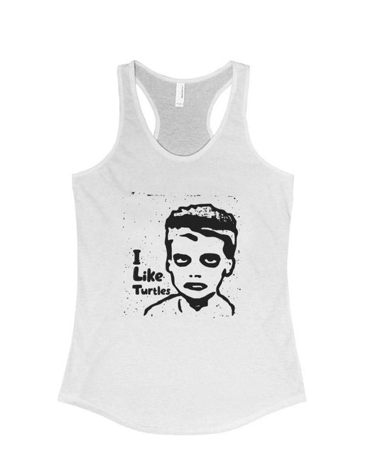 Women's | I Like Turtles | Ideal Tank Top - Arm The Animals Clothing Co.