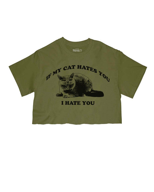 Women's | If My Cat Hates You | Cut Tee - Arm The Animals Clothing LLC