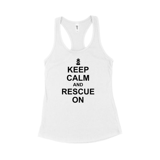 Women's | Keep Calm | Tank Top - Arm The Animals Clothing Co.