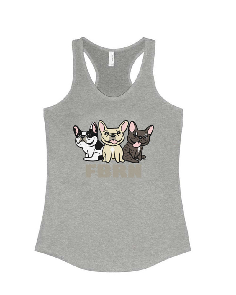 Load image into Gallery viewer, Women&#39;s | Lili&#39;s Frenchies | Tank Top - Arm The Animals Clothing Co.
