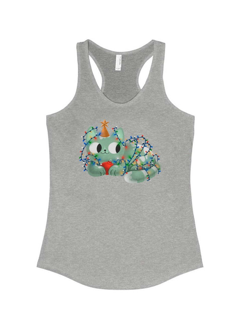 Load image into Gallery viewer, Women&#39;s | Meowrry Xmas | Tank Top - Arm The Animals Clothing Co.
