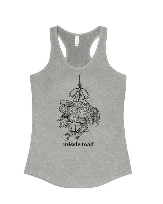 Women's | Missile Toad | Tank Top - Arm The Animals Clothing Co.