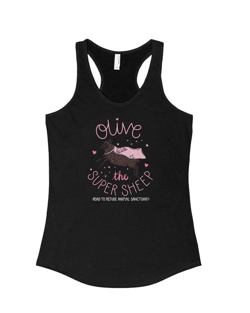 Load image into Gallery viewer, Women&#39;s | Olive The Super Sheep | Tank Top - Arm The Animals Clothing Co.
