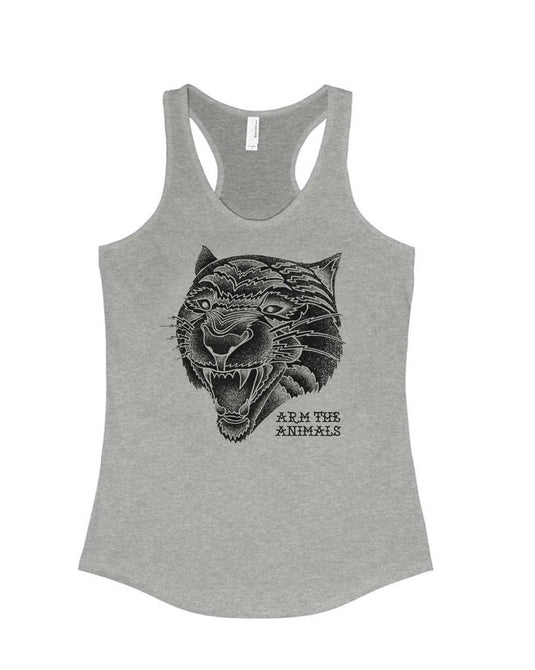 Women's | PANTHER | Ideal Tank Top - Arm The Animals Clothing Co.