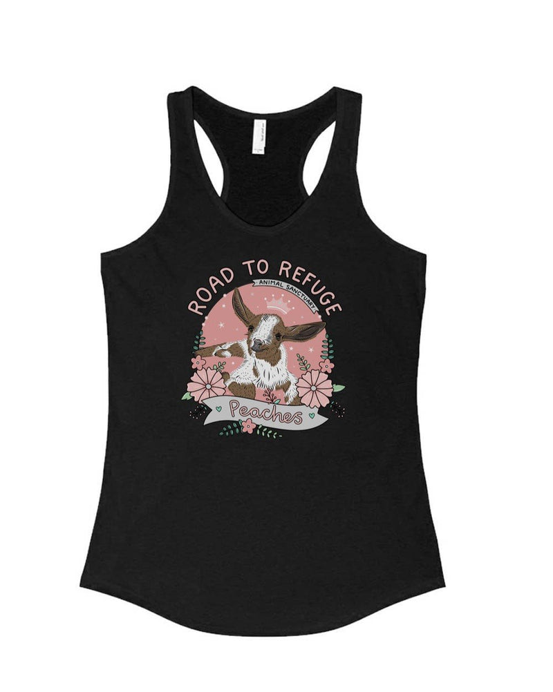 Load image into Gallery viewer, Women&#39;s | Princess Peachy | Tank Top - Arm The Animals Clothing Co.
