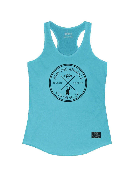 Women's | Rescue Knuckles | Ideal Tank Top - Arm The Animals Clothing Co.