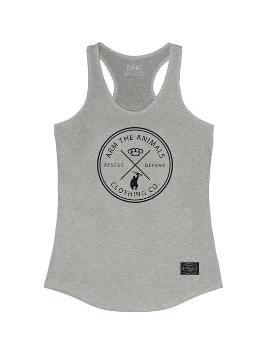 Women's | Rescue Knuckles | Ideal Tank Top - Arm The Animals Clothing Co.