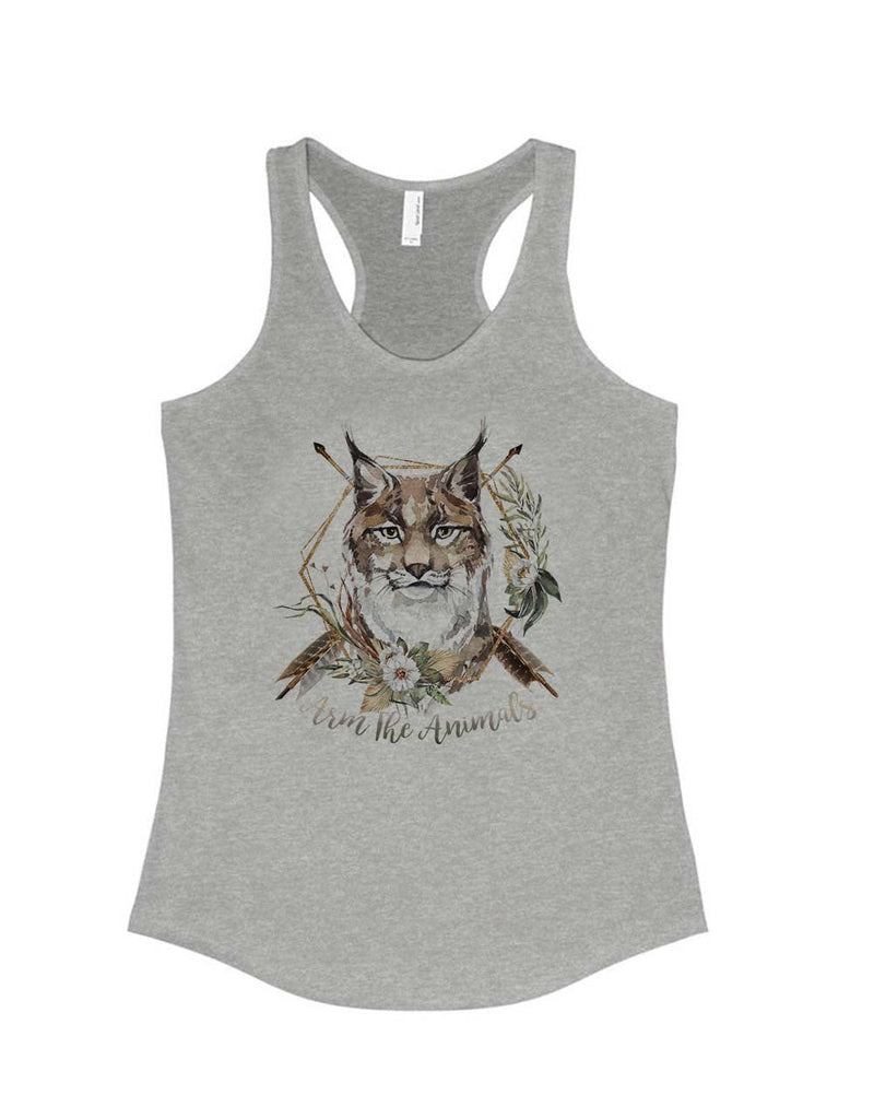 Load image into Gallery viewer, Women&#39;s | Ridgeline Lynx | Ideal Tank Top - Arm The Animals Clothing Co.
