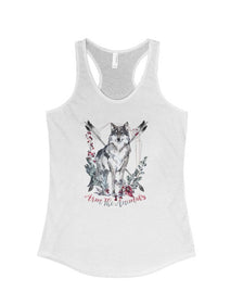 Women's | Ridgeline Wolf | Ideal Tank Top - Arm The Animals Clothing Co.