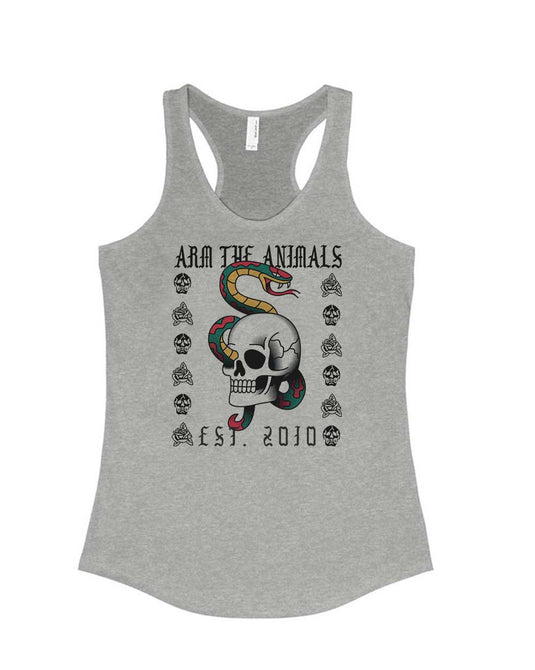 Women's | Tattoo Snake | Ideal Tank Top - Arm The Animals Clothing Co.