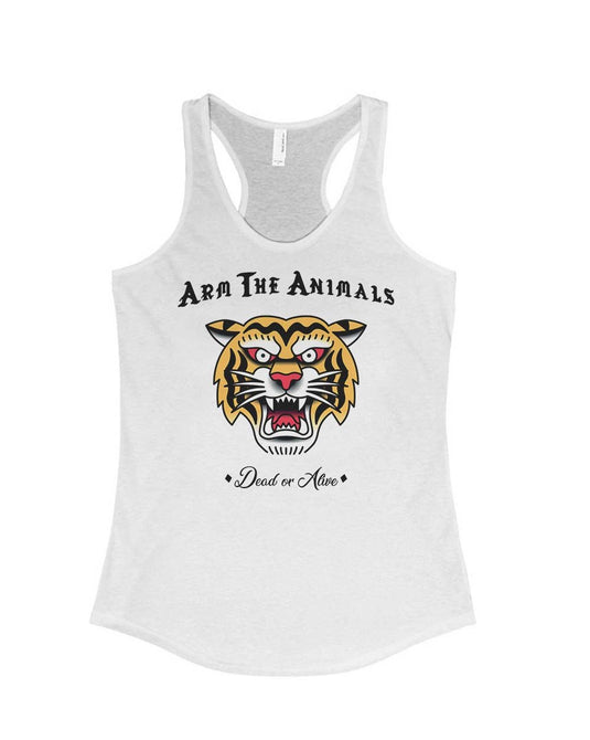 Women's | Tattoo Tiger | Ideal Tank Top - Arm The Animals Clothing Co.