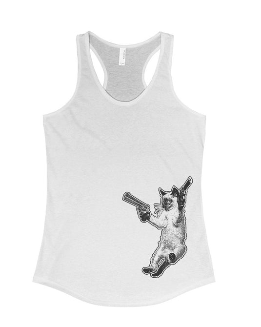 Women's | The Cat and The Gat | Ideal Tank Top - Arm The Animals Clothing Co.