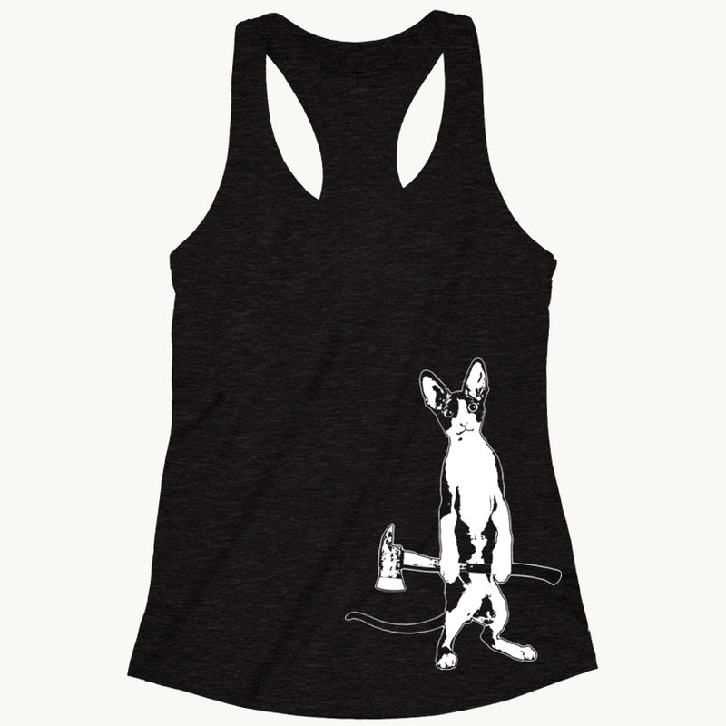 Load image into Gallery viewer, Women&#39;s | The Catsecutioner | Ideal Tank Top - Arm The Animals Clothing Co.
