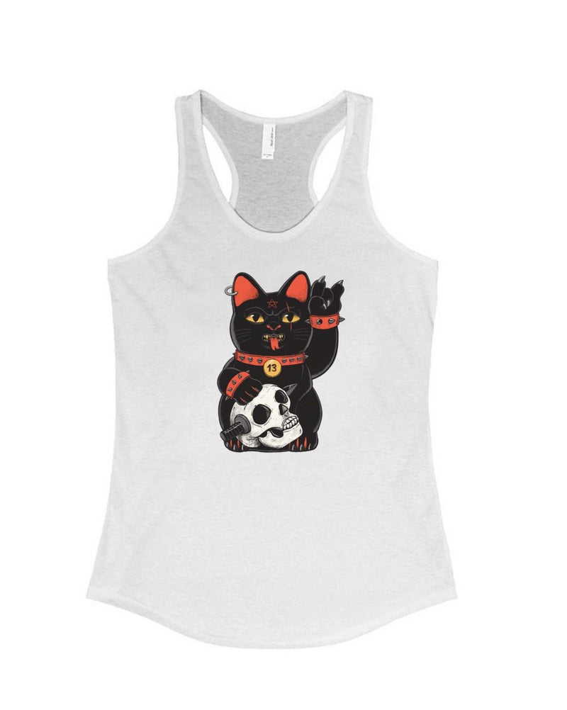 Load image into Gallery viewer, Women&#39;s | Unlucky Black Cat | Tank Top - Arm The Animals Clothing Co.
