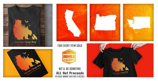 $25,000 Raised/Donated to West Coast fire effected shelters! - Arm The Animals Clothing LLC