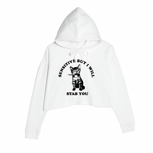 Women's | Sensitive | Crop Hoodie