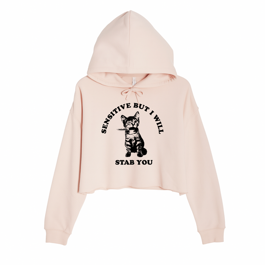Women's | Sensitive | Crop Hoodie