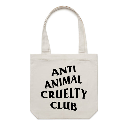 Accessory | Anti Animal Cruelty Club | Canvas Tote