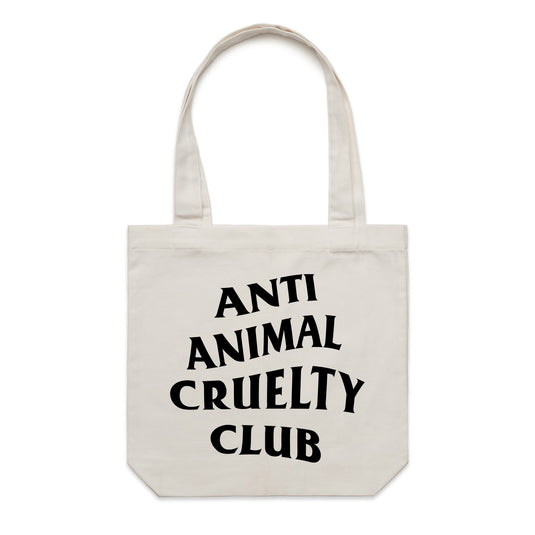 Accessory | Anti Animal Cruelty Club | Canvas Tote