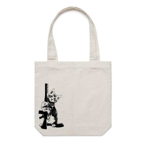 Accessory | Ain't Kitten Around | Canvas Tote