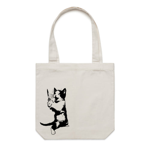 Accessory | Cat The Ripper | Canvas Tote