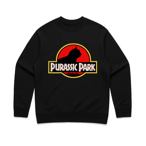 Unisex | Purrassic Park | Crewneck Sweatshirt