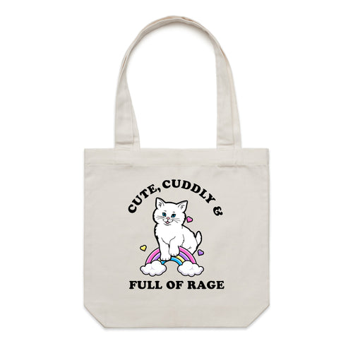 Accessory | Rage Kitty | Canvas Tote