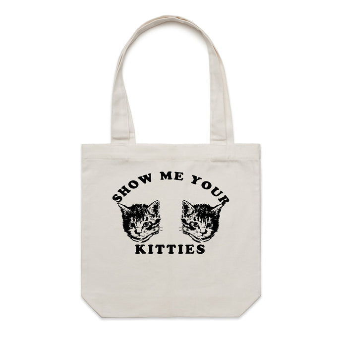 Accessory | My Kitties | Canvas Tote - Arm The Animals Clothing LLC