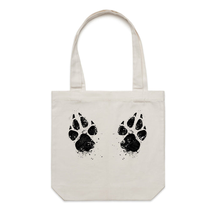 Accessory | Paw - sive Aggressive | Canvas Tote - Arm The Animals Clothing LLC