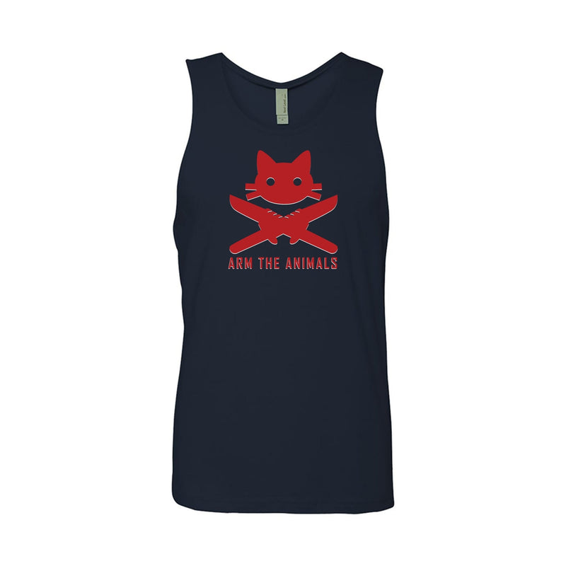 Load image into Gallery viewer, Men&#39;s | 9 Lives 2 Lose | Tank Top - Arm The Animals Clothing LLC
