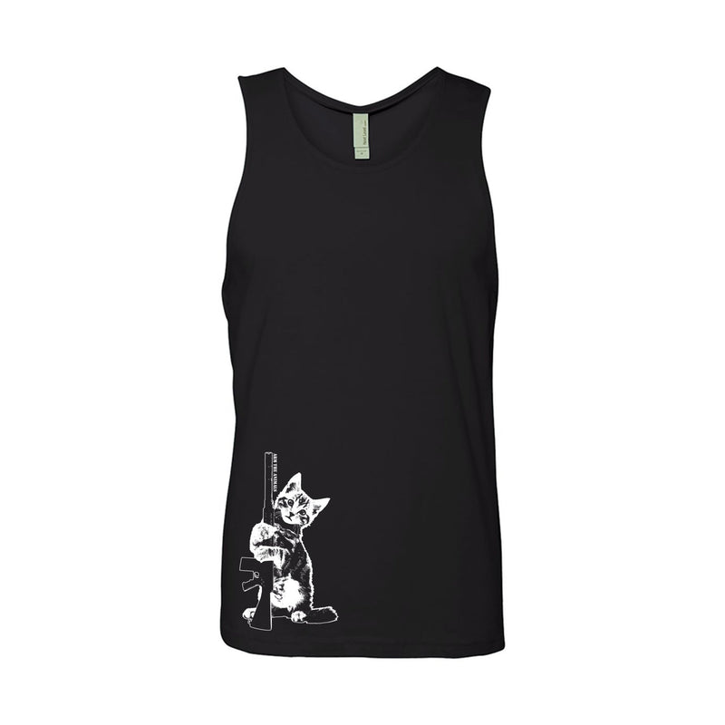Load image into Gallery viewer, Men&#39;s | Ain&#39;t Kitten Around | Tank Top - Arm The Animals Clothing LLC
