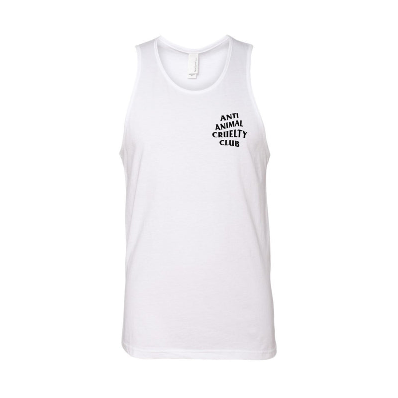 Load image into Gallery viewer, Men&#39;s | Anti Animal Cruelty Club | Tank Top - Arm The Animals Clothing LLC
