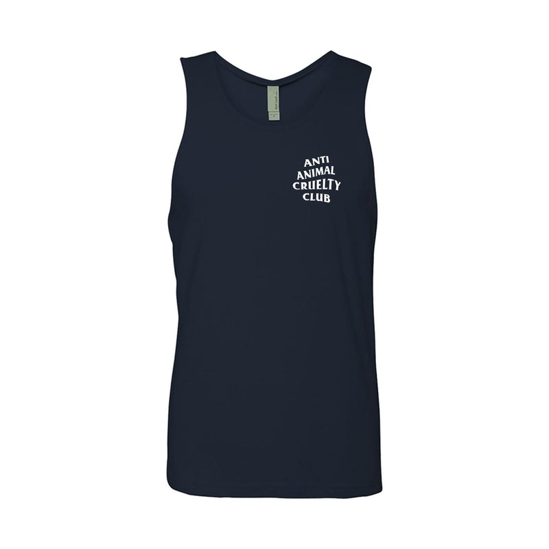 Load image into Gallery viewer, Men&#39;s | Anti Animal Cruelty Club | Tank Top - Arm The Animals Clothing LLC

