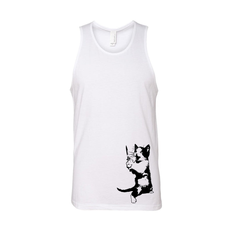 Load image into Gallery viewer, Men&#39;s | Cat The Ripper | Tank Top - Arm The Animals Clothing LLC
