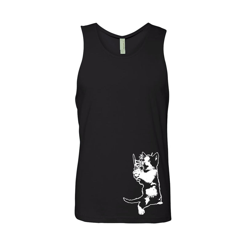Load image into Gallery viewer, Men&#39;s | Cat The Ripper | Tank Top - Arm The Animals Clothing LLC
