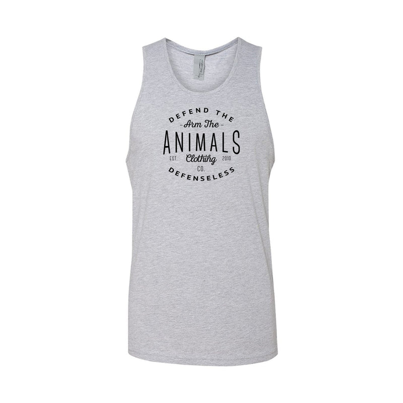 Load image into Gallery viewer, Men&#39;s | Defend The Defenseless | Tank Top - Arm The Animals Clothing LLC
