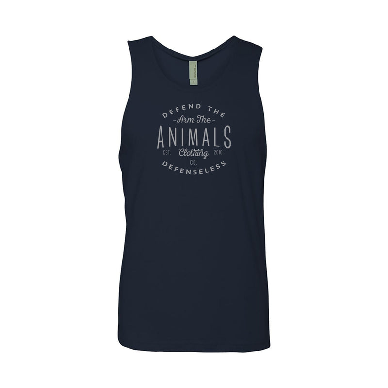 Load image into Gallery viewer, Men&#39;s | Defend The Defenseless | Tank Top - Arm The Animals Clothing LLC
