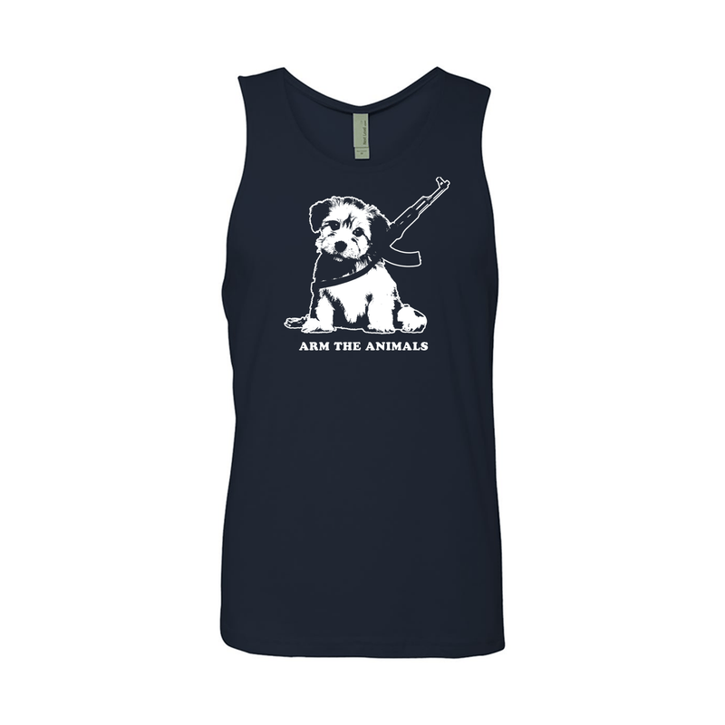Load image into Gallery viewer, Men&#39;s | Puppy Power | Tank Top - Arm The Animals Clothing LLC
