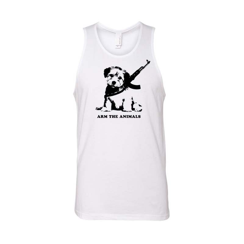 Load image into Gallery viewer, Men&#39;s | Puppy Power | Tank Top - Arm The Animals Clothing LLC
