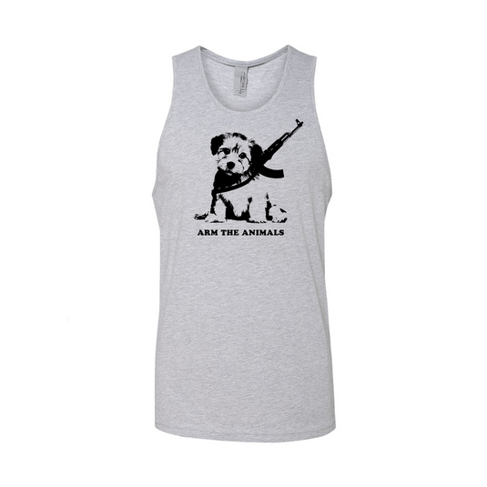 Men's | Puppy Power | Tank Top - Arm The Animals Clothing LLC