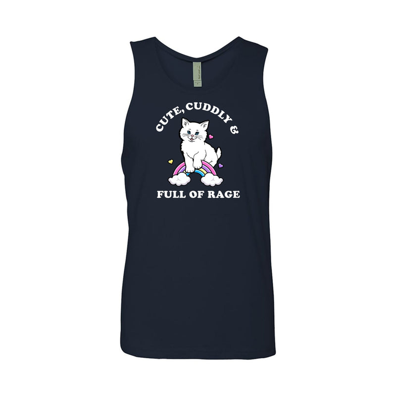 Load image into Gallery viewer, Men&#39;s | Rage Kitty | Tank Top - Arm The Animals Clothing LLC
